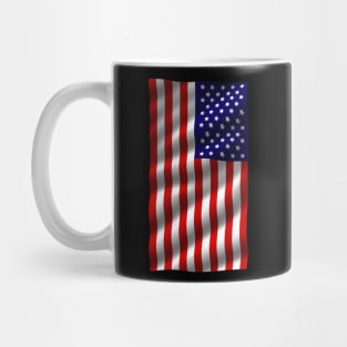 Wavy American flag Mug